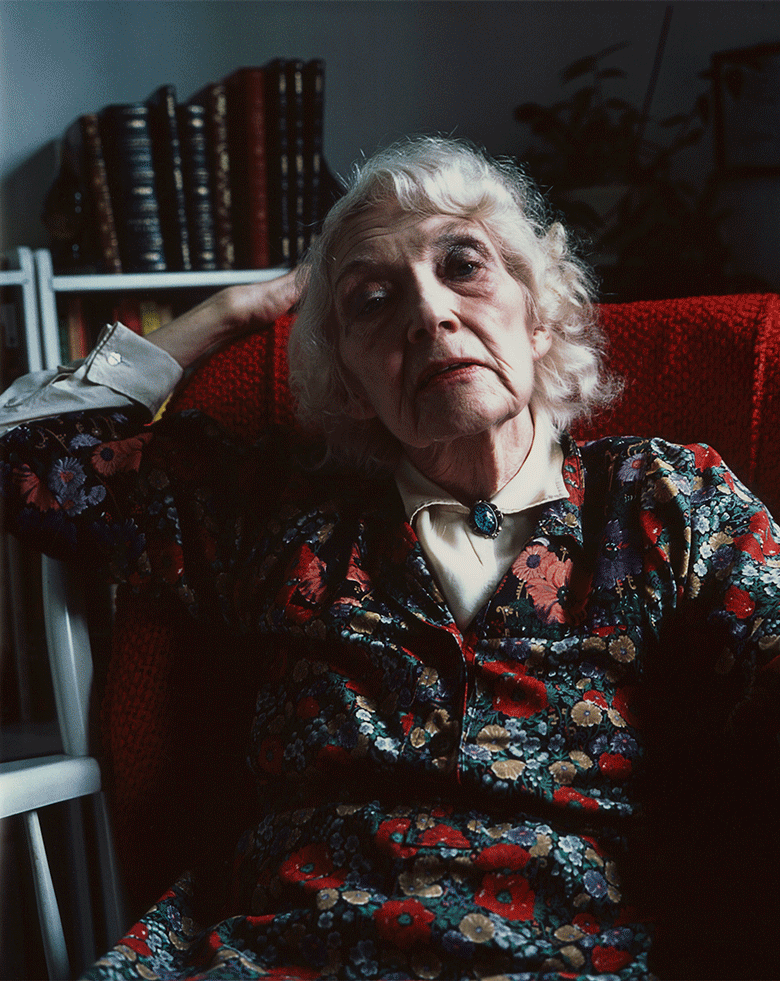 Jean Rhys, 1977 © Paul Joyce : National Portrait Gallery, London. Courtesy Michael Werner Gallery.